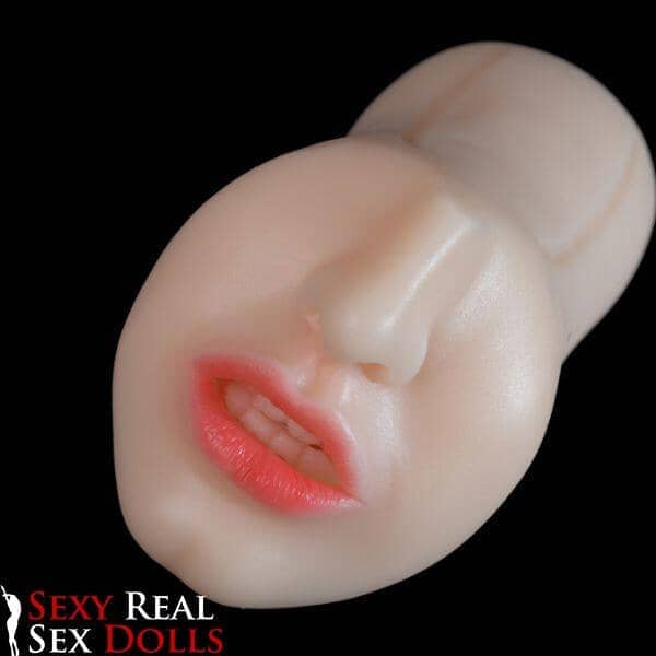 6Ye Dolls 10cm (3.9') Blowjob Mouth with Teeth Masturbator ( Model# LY0011)