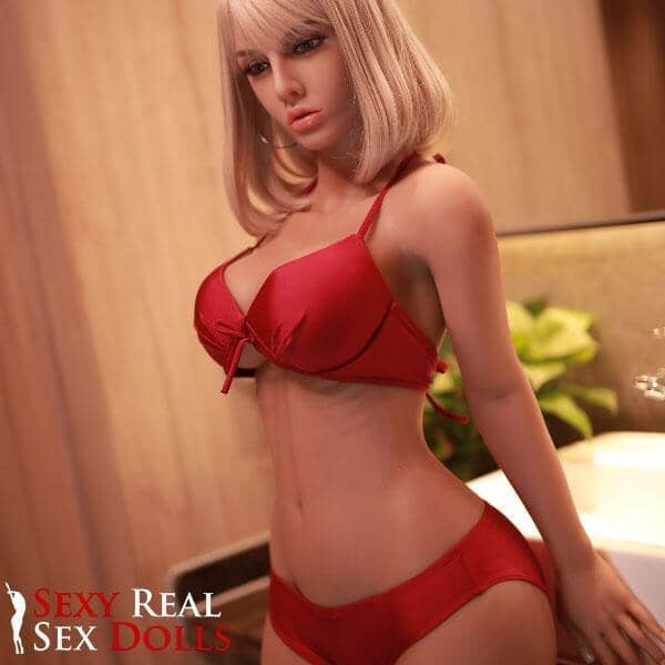 JY 150cm (4ft 11') Small Breast Blonde Sex Doll with Large Ass - Ginger