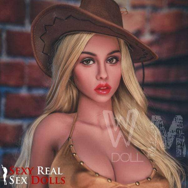 WM Dolls 155cm (5ft1') L-Cup BBW Cowgirl Companion Doll with Nipple Penetration - Steph