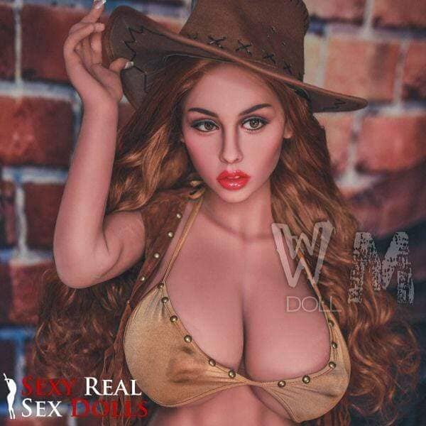 WM Dolls 155cm (5ft1') L-Cup BBW Cowgirl Companion Doll with Nipple Penetration - Steph