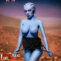 Thumbnail for Doll Castle 156cm (5ft 1')  Ready-to-Ship E-Cup Blue Skin Sexy Jedi