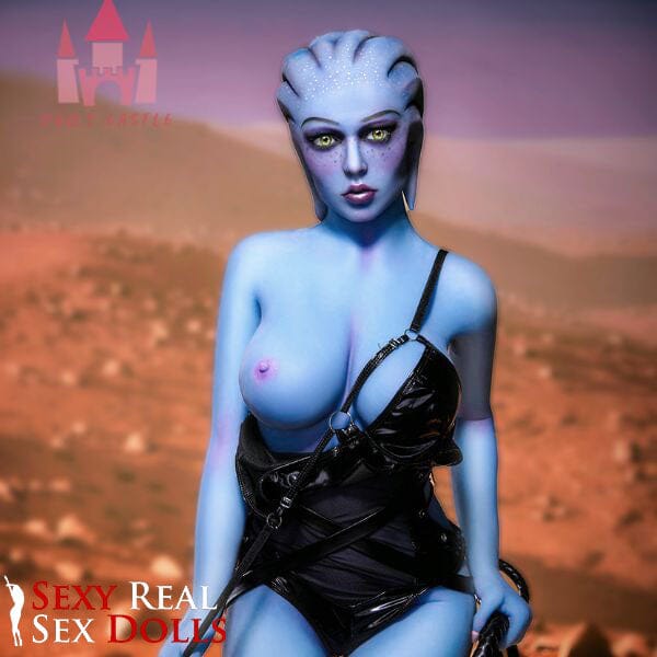 Doll Castle 156cm (5ft 1')  Ready-to-Ship E-Cup Blue Skin Sexy Jedi