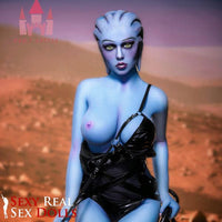 Thumbnail for Doll Castle 156cm (5ft 1')  Ready-to-Ship E-Cup Blue Skin Sexy Jedi