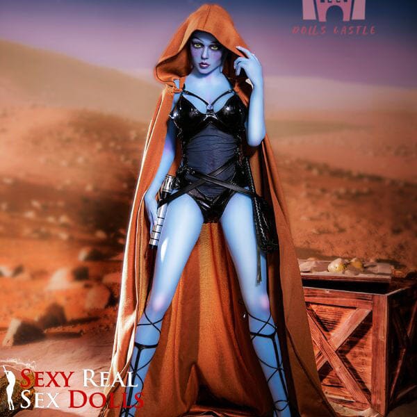 Doll Castle 156cm (5ft 1')  Ready-to-Ship E-Cup Blue Skin Sexy Jedi