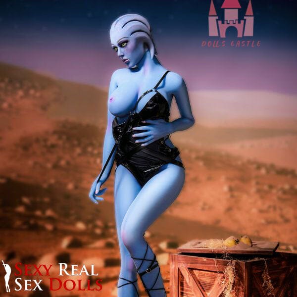 Doll Castle 156cm (5ft 1')  Ready-to-Ship E-Cup Blue Skin Sexy Jedi