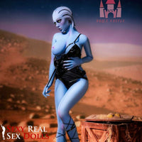 Thumbnail for Doll Castle 156cm (5ft 1')  Ready-to-Ship E-Cup Blue Skin Sexy Jedi