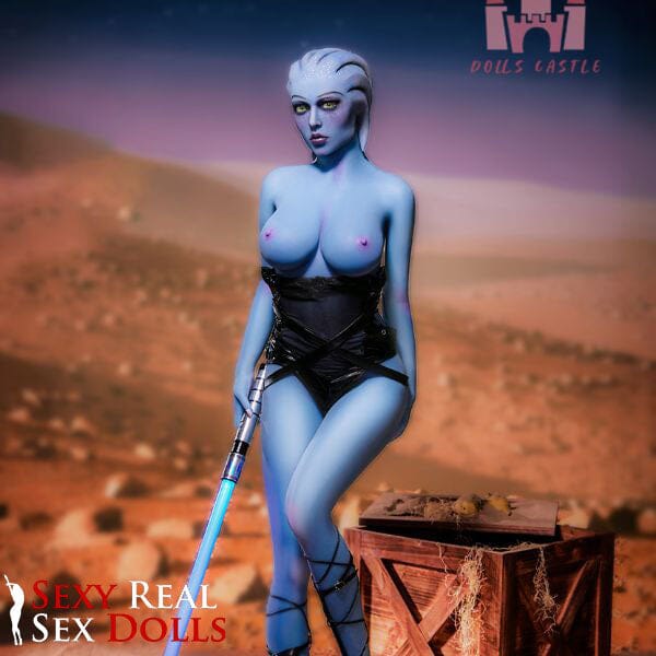 Doll Castle 156cm (5ft 1')  Ready-to-Ship E-Cup Blue Skin Sexy Jedi