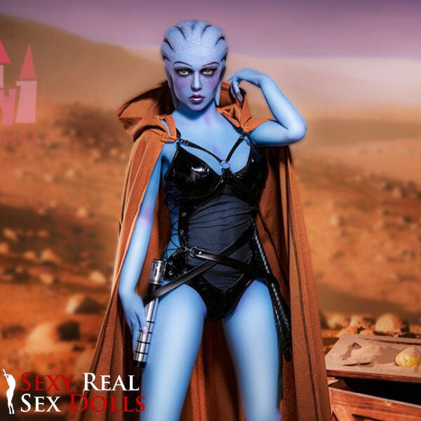 Doll Castle 156cm (5ft 1')  Ready-to-Ship E-Cup Blue Skin Sexy Jedi