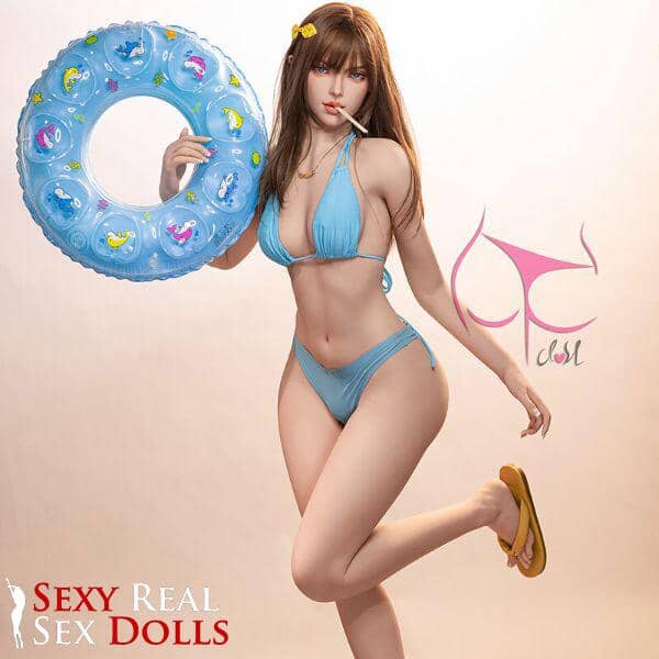 FunWest Doll 157cm (5ft2') C-Cup Big Booty Sex Doll with Small Breast - Lexie