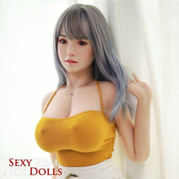 JY 157cm (5ft2') Curvy Body with Large Bosomed Sex Doll with Silicone Head- Lynette