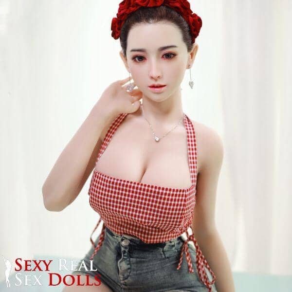 JY 157cm (5ft2') Silicone Head with Sexy Body and Ample Breast Sex Doll - Bree