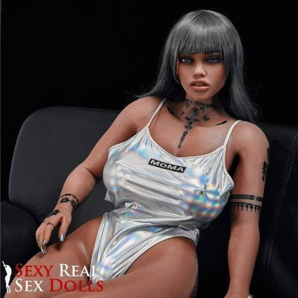 IronTech 158cm (5ft2') Ebony Plump Mama Sex Doll - Atiana