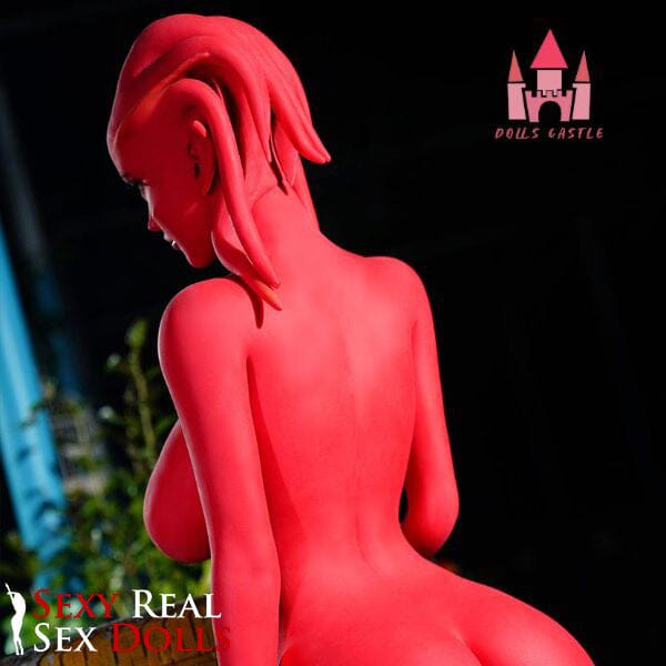 Doll Castle 160cm (5ft3') Zombie Sex Doll in Red Skin - Devilish