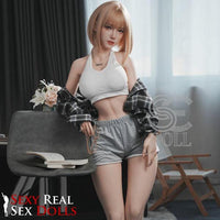 Thumbnail for SE Dolls 161cm (5ft3') E-Cup Asian Blonde 2B Silicone Sex Doll - Golden