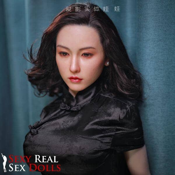 JY 163cm (5ft4') Big Curvy Matured Asian Sex Doll with Silicone Head- Fujiko