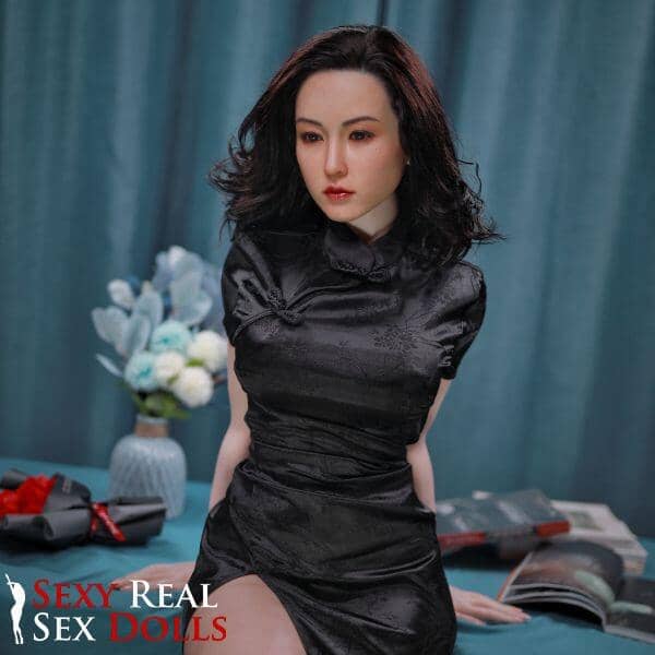 JY 163cm (5ft4') Big Curvy Matured Asian Sex Doll with Silicone Head- Fujiko