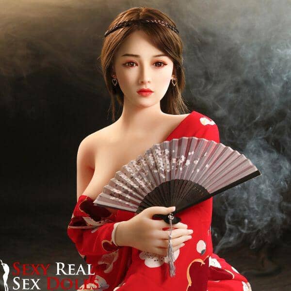 SY Dolls 165cm (5ft5') C- Cup Ravishing Looking Japanese Sex Doll in Kimono - Himari