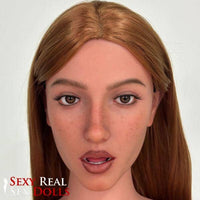 Thumbnail for Zelex Doll 165cm (5ft5') RedHead Canadian Silicone Sex Doll - Shanda