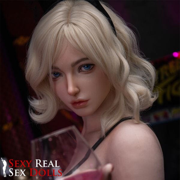 Real Lady Doll 170cm (5ft7') Short Blonde Hair Bar Girl Silicone Doll - Hershey