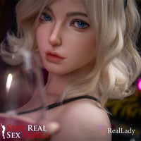 Thumbnail for Real Lady Doll 170cm (5ft7') Short Blonde Hair Bar Girl Silicone Doll - Hershey