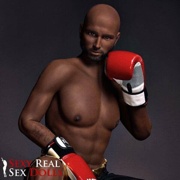 IronTech 175cm (5ft9') Boxing Champion Black Male Sex Doll - Jack