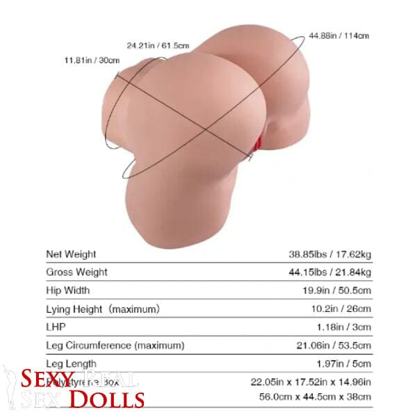 Tantaly Dolls 38.9LBS Daisy in Fair Skin Realistic TantaButt Sex Doll