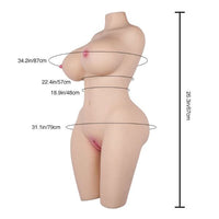 Thumbnail for Tantaly Dolls 66cm (2ft 2') 4in1 Removable Vagina Torso Sex Doll