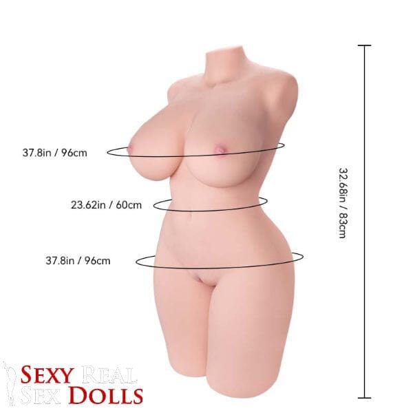 Tantaly Dolls 77cm (2ft6') Plump Curvy Body Sex Doll Torso