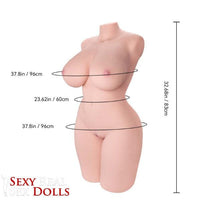 Thumbnail for Tantaly Dolls 77cm (2ft6') Plump Curvy Body Sex Doll Torso