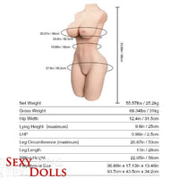 Thumbnail for Tantaly Dolls 86cm (2ft10') Big Boobs with Slim Body Torso Doll