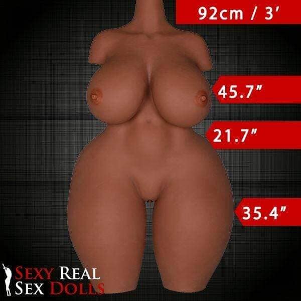 YL Doll 92cm (3ft) B13 Most Curviest Sex Doll Torso by YL Dolls