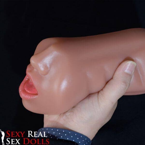 6Ye Dolls 9.5cm (3.7') Blowjob Mouth Masturbator (Model# LY0010)