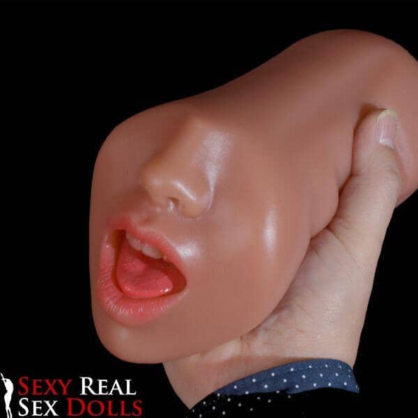 6Ye Dolls 9.5cm (3.7') Blowjob Mouth Masturbator (Model# LY0010)