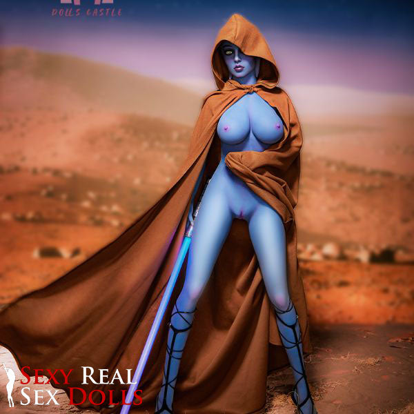 Doll Castle 156cm (5ft 1')  Ready-to-Ship E-Cup Blue Skin Sexy Jedi