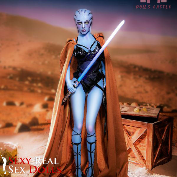 Doll Castle 156cm (5ft 1')  Ready-to-Ship E-Cup Blue Skin Sexy Jedi