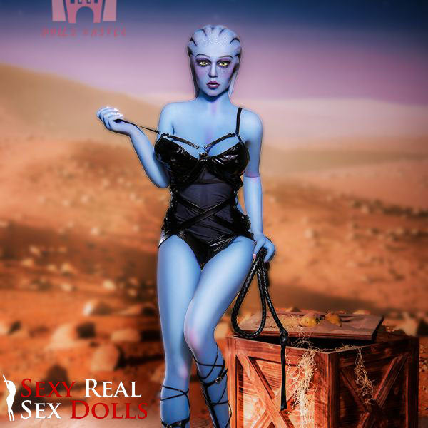 Doll Castle 156cm (5ft 1')  Ready-to-Ship E-Cup Blue Skin Sexy Jedi