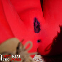 Thumbnail for Doll Castle 160cm (5ft3') Zombie Sex Doll in Red Skin - Devilish