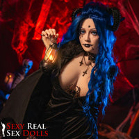 Thumbnail for SY Dolls 164cm (5ft4') Ready-to-ship Silicone Head and TPE BODY Black Sorceress