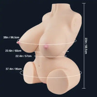 Thumbnail for Tantaly Dolls 58.5cm (1ft 11') Busty Lover Torso Sex Doll - Nicole 2.0