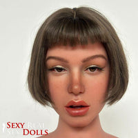 Thumbnail for Zelex Doll 165cm (5ft5') Short Hair Premium Silicone Cheap Sex Doll - Olive